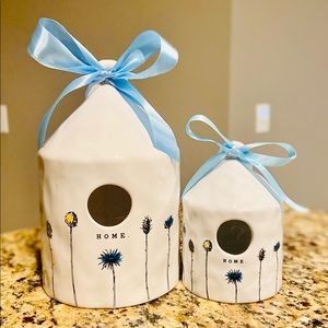 Inspired Homeline Birdhouse Set Colored Full Size Mini Size
